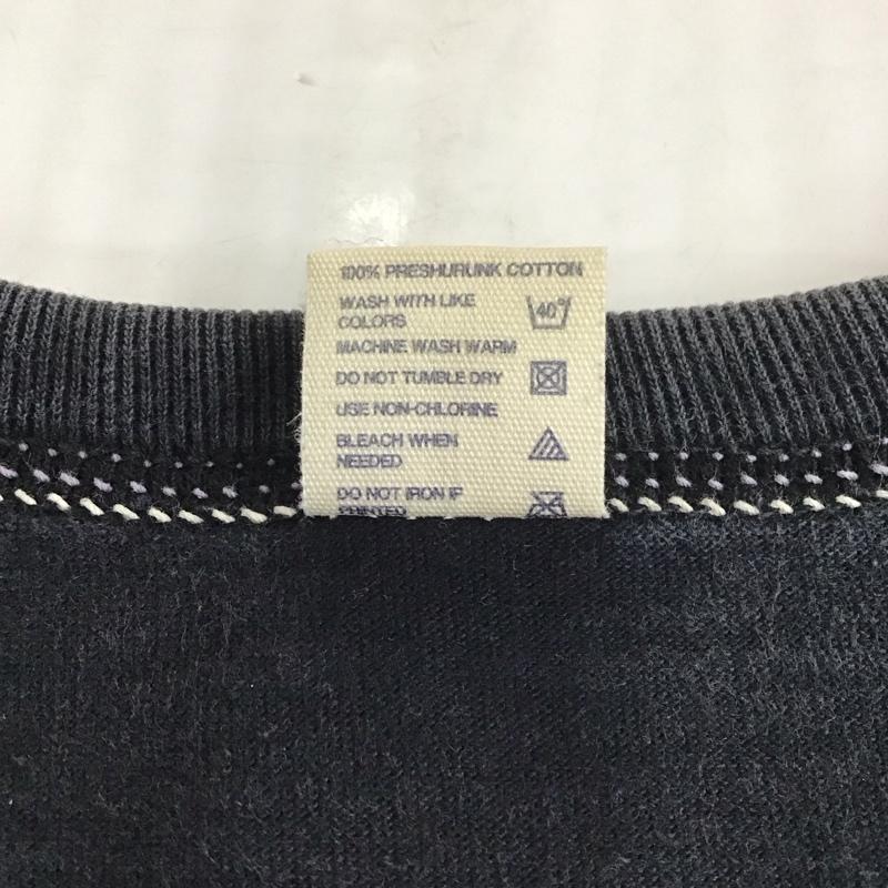 フラットヘッド The Flat Head Tシャツ 半袖 半袖カットソー プリントTシャツ クルーネックカットソー 40 プリント 黒 / ブラック /  メンズ USED 古着 中古 10111647