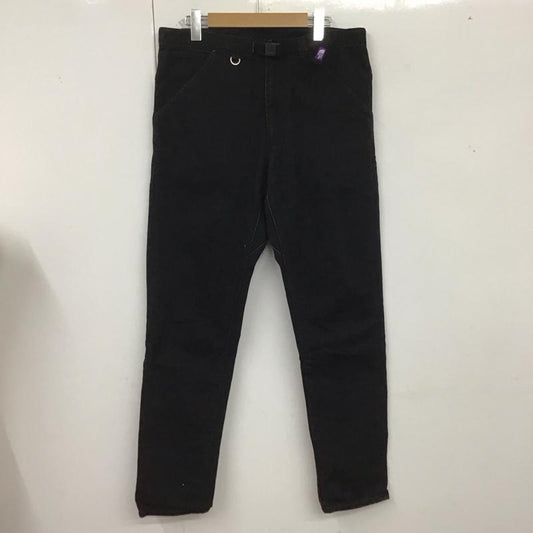 ザ ノースフェイス パープルレーベル THE NORTH FACE PURPLE LABEL パンツ デニム、ジーンズ nt5903n ウェッビングベルトデニムパンツ カジュアルパンツ 32インチ 無地 黒 / ブラック /  メンズ USED 古着 中古 10126302