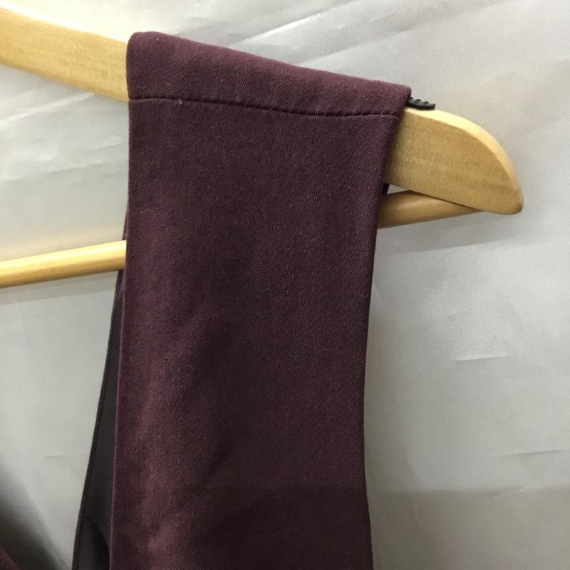 アクシーズファム axes femme ワンピース・ドレス・オールインワン ワンピース・ドレス・オールインワン ts344x31 センタープリーツジャンスカ M 無地 えんじ / ワインレッド / レディース USED 古着 中古 10122176