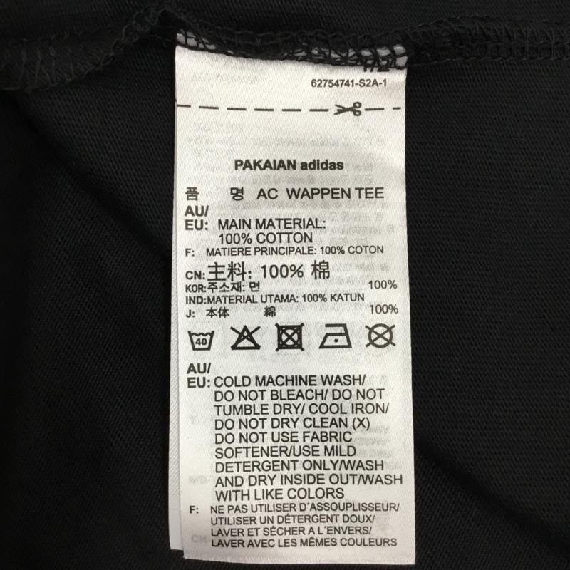 アディダスオリジナルス adidas originals Tシャツ 半袖 dn8023 3DLogoShortSleeve 半袖カットソー ロゴ、文字 黒 / ブラック / メンズ USED 古着 中古 10121061