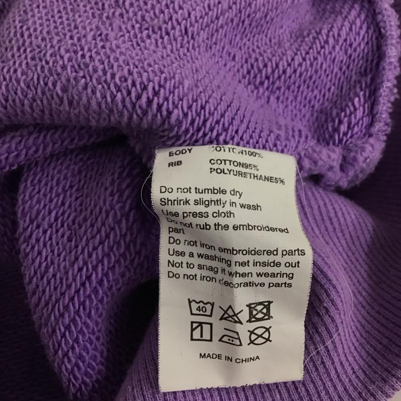 アンノン Unknown パーカー 長袖 長袖パーカー ジップアップパーカー スウェット M スカル 紫 / パープル / メンズ USED 古着 中古 10147024