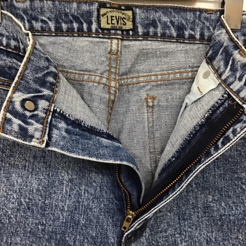 リーバイストラウスアンドコー Levi Strauss & co. パンツ デニム、ジーンズ デニムパンツ ワイドパンツ カジュアルパンツ 33インチ 無地 インディゴ / インディゴ /  メンズ USED 古着 中古 10125460