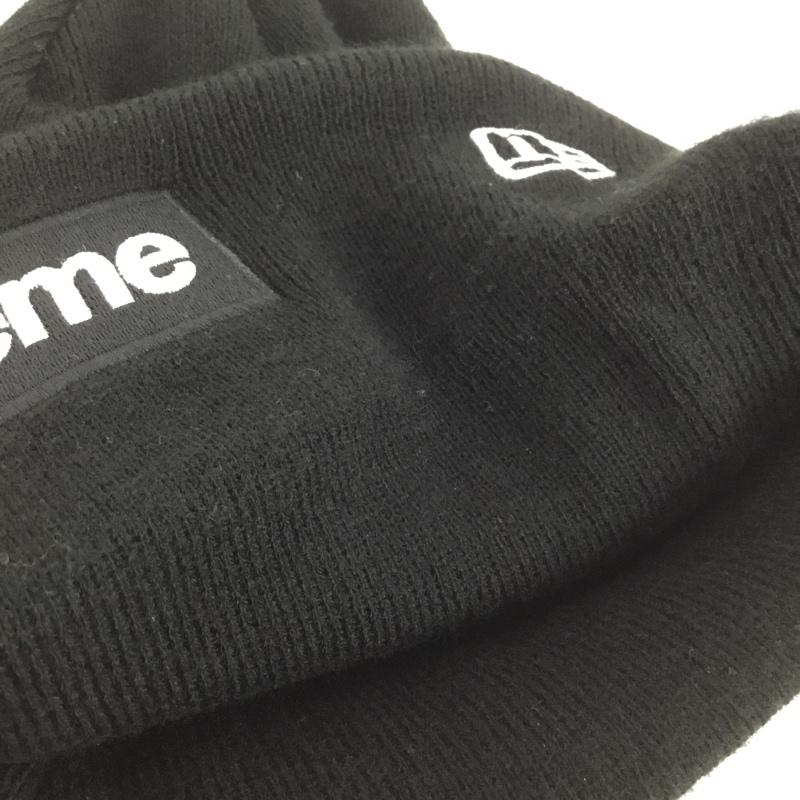 シュプリーム Supreme 帽子 ニット帽 New Era Box Logo Beanie ロゴ、文字 黒 / ブラック / メンズ USED 古着 中古 10142805
