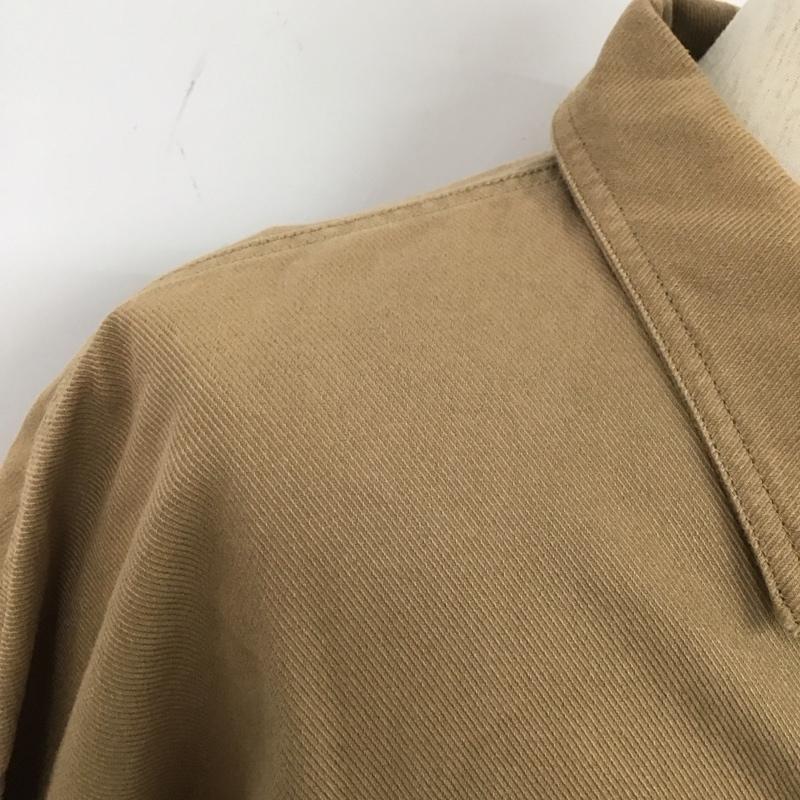マコバ MACOBER ジャケット、上着 ジャケット、ブレザー ロングジャケット カラージャケット アウター ロングコート 44 ロゴ、文字 ベージュ / ベージュ / メンズ USED 古着 中古 10108658