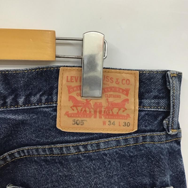 リーバイストラウスアンドコー Levi Strauss & co. パンツ デニム、ジーンズ デニムパンツ ワイドパンツ カジュアルパンツ 34 無地 インディゴ / インディゴ /  メンズ USED 古着 中古 10125508