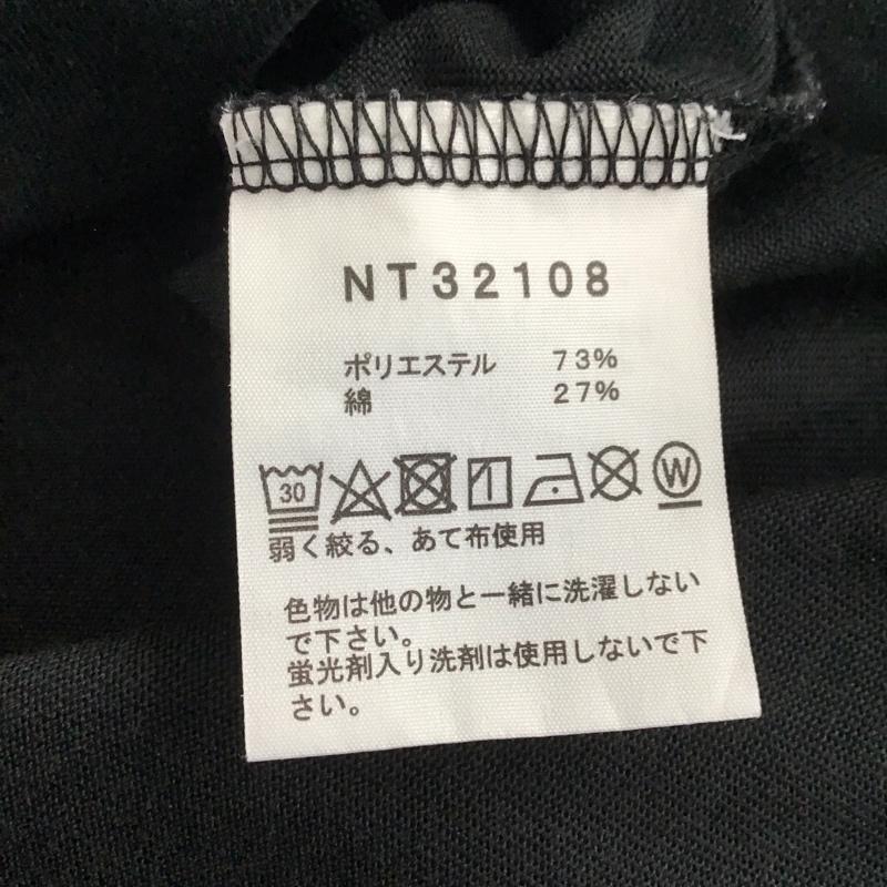 ザノースフェイス THE NORTH FACE Tシャツ 半袖 nt32108 バンダナスクエアロゴ プリントTシャツ M ロゴ、文字 黒 / ブラック / メンズ USED 古着 中古 10136575