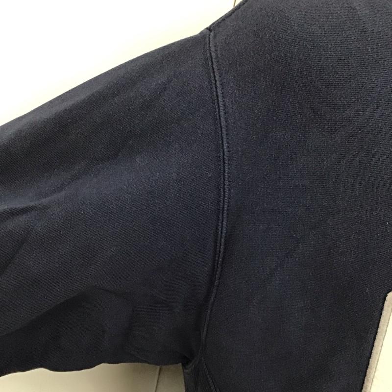 ギャップ GAP パーカー 長袖 長袖パーカー フード付きパーカー プリントスウェット トレーナー アーチロゴ 90s XS ロゴ、文字 紺 / ネイビー /  メンズ USED 古着 中古 10120016