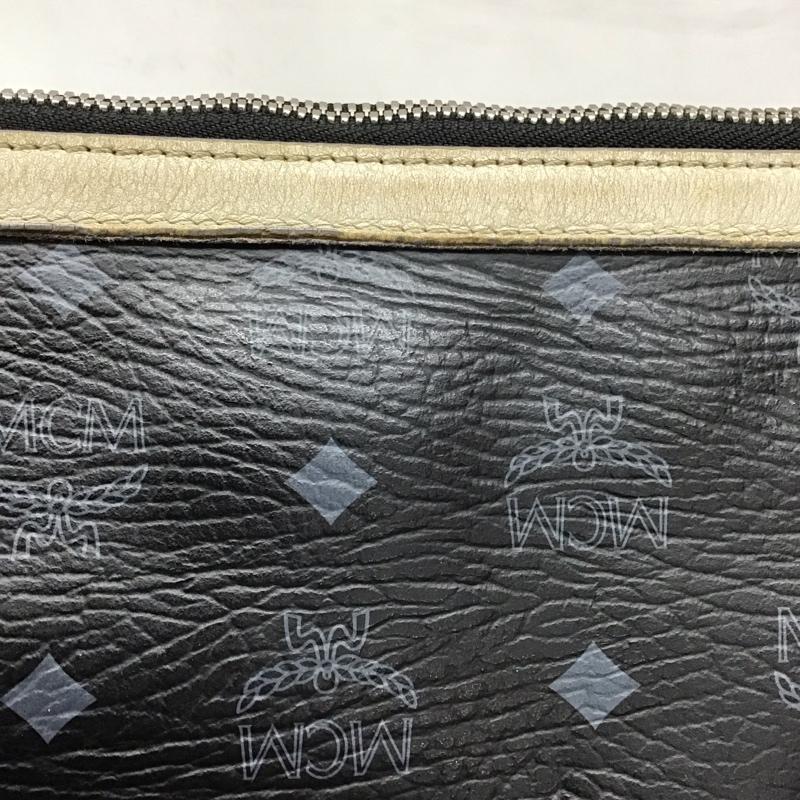 エムシーエム MCM クラッチバッグ、パーティバッグ クラッチバッグ、パーティバッグ S4929 セカンドバッグ 総柄 黒 / ブラック / メンズ USED 古着 中古 10121630