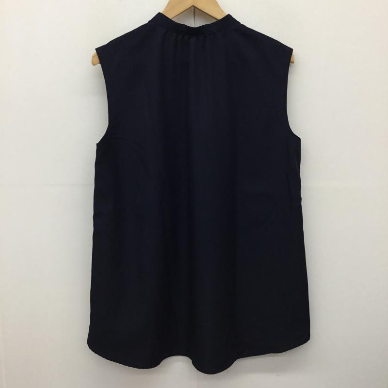 アンタイトル UNTITLED シャツ、ブラウス 半袖 3 無地 紺 / ネイビー / レディース USED 古着 中古 10137590