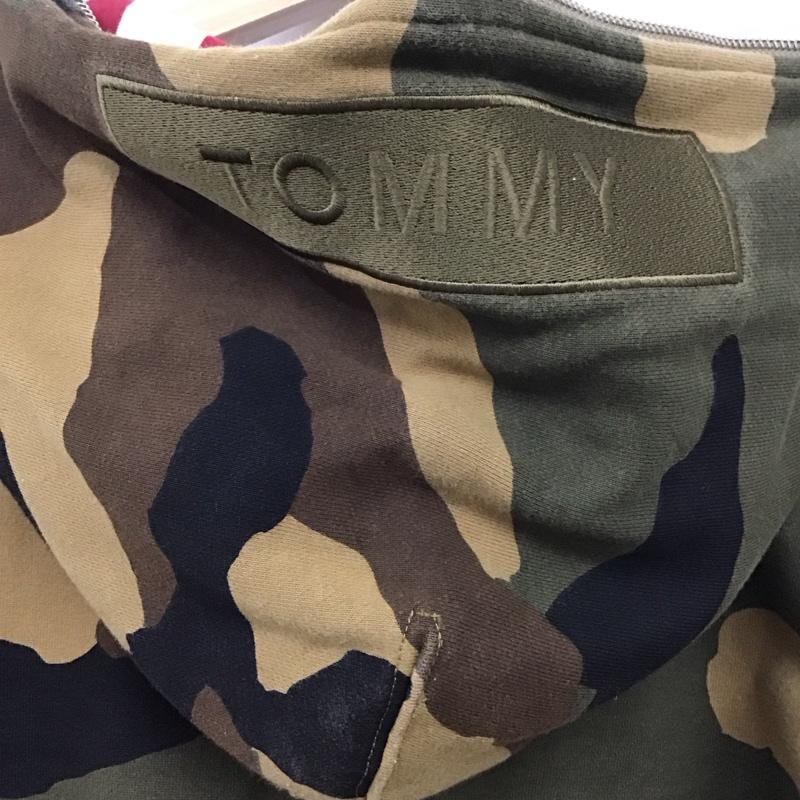 トミー TOMMY パーカー 長袖 長袖パーカー ジップアップパーカー スウェット M カモフラージュ柄・迷彩 マルチカラー / マルチカラー / メンズ USED 古着 中古 10137047