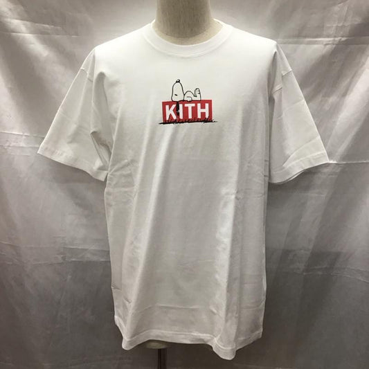 キス KITH Tシャツ 半袖 半袖カットソー プリントTシャツ クルーネックカットソー S プリント 白 / ホワイト /  メンズ USED 古着 中古 10111013