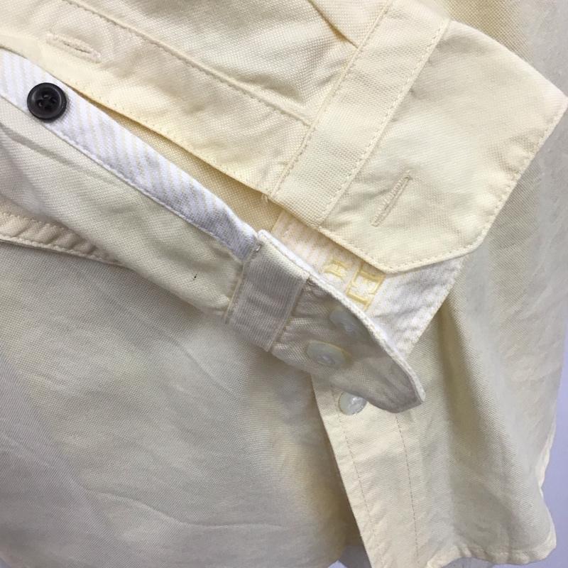 ティンバーランド Timberland シャツ、ブラウス 長袖 長袖シャツ カラーシャツ カジュアルシャツ 長袖カットソー M ロゴ、文字 黄 / イエロー /  メンズ USED 古着 中古 10113006