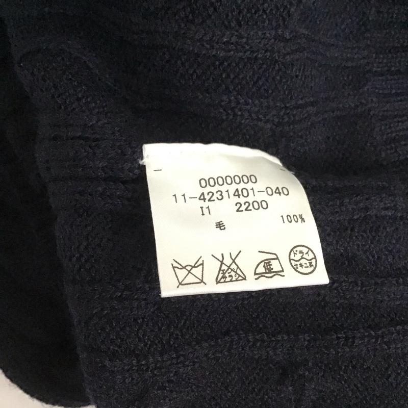 トミーヒルフィガー TOMMY HILFIGER ニット、セーター 長袖 長袖ニットカットソー ニット セーター クルーネックニット L 紺 / ネイビー / メンズ USED 古着 中古 10112835