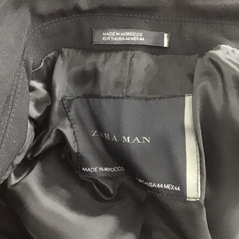 ザラメン ZARA MAN ジャケット、上着 ジャケット、ブレザー カジュアルジャケット カラージャケット スーツ アウター テーラードジャケット 無地 黒 / ブラック / メンズ USED 古着 中古 10109084