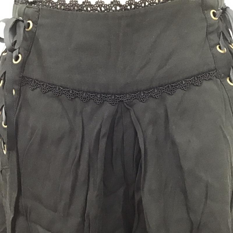 アクシーズファム axes femme パンツ ショートパンツ M 無地 黒 / ブラック / レディース USED 古着 中古 10110287