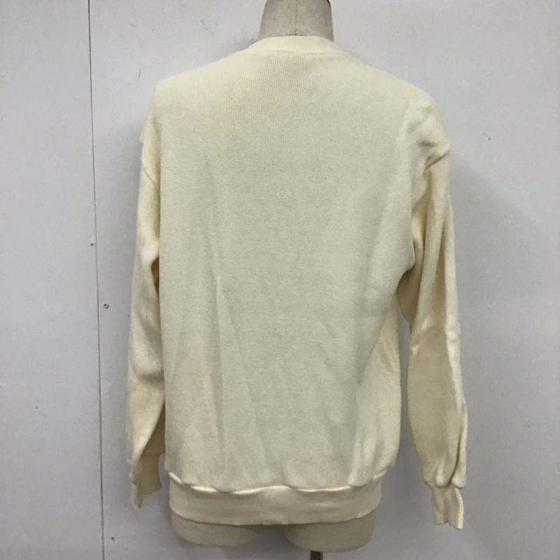 ラコステ LACOSTE カーディガン 長袖 4 無地 白 / ホワイト / メンズ USED 古着 中古 10105675
