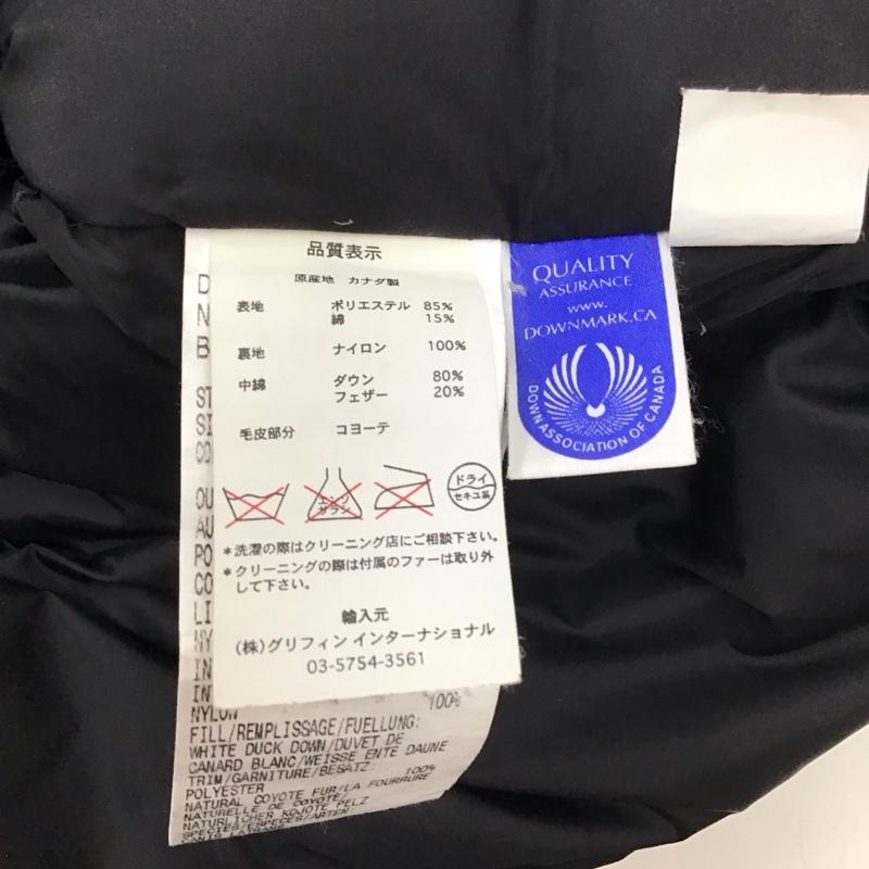 カナダグース CANADA GOOSE コート ダウンコート 68F8490 ダウンジャケット S ロゴ、文字 黒 / ブラック / メンズ USED 古着 中古 10112404
