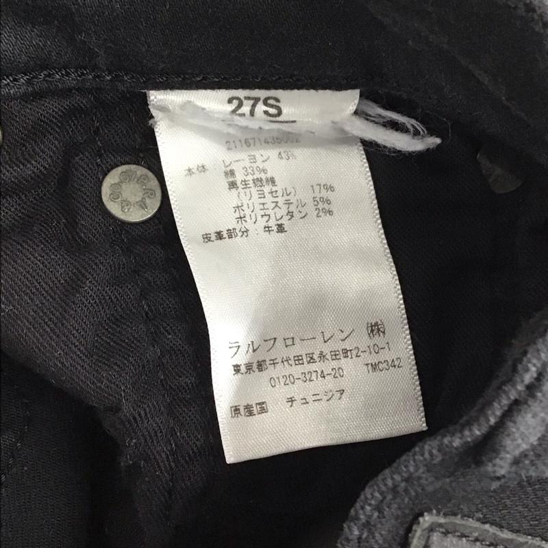 ポロラルフローレン POLO RALPH LAUREN パンツ デニム、ジーンズ 211671435002 スキニーパンツ ストレッチ 無地 黒 / ブラック / レディース USED 古着 中古 10114582