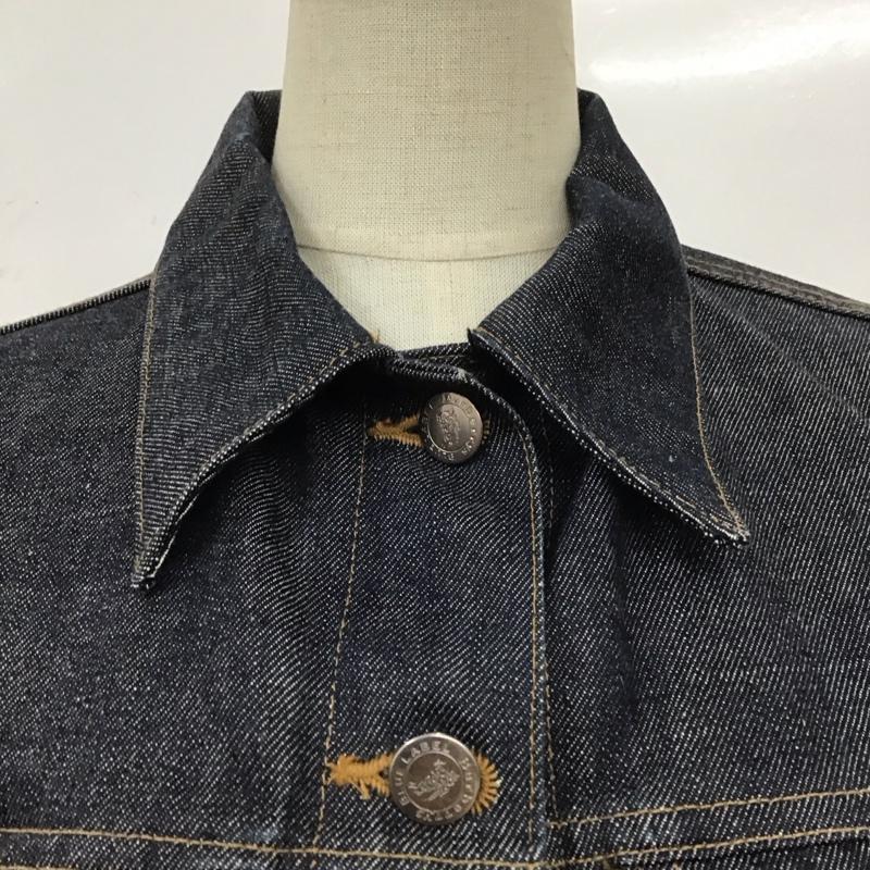 バーバリーブルーレーベル BURBERRY BLUE LABEL ジャケット、上着 ジャケット、ブレザー デニムジャケット カラージャケット 長袖ジャケット Gジャン 36 無地 インディゴ / インディゴ / レディース USED 古着 中古 10108470