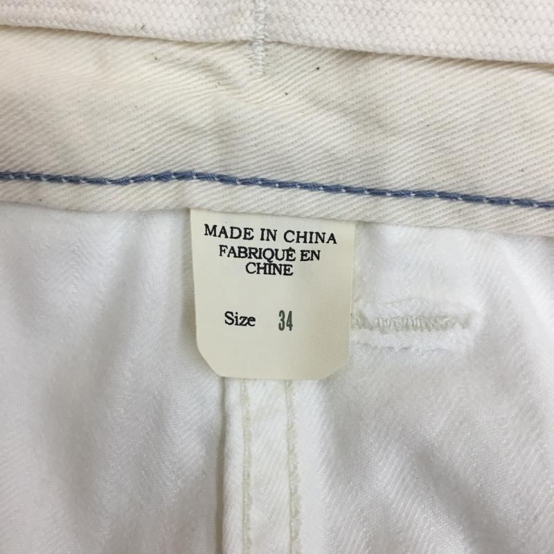 ダブルアールエル ラルフローレン RRL RALPH LAUREN パンツ ショートパンツ 34インチ 無地 白 / ホワイト / メンズ USED 古着 中古 10118507