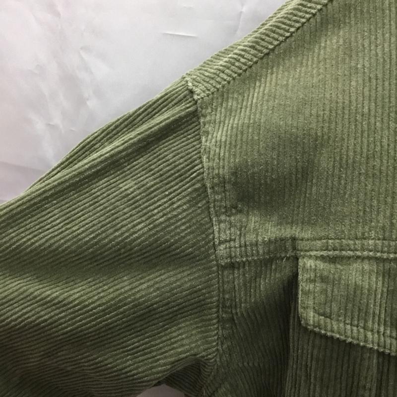 ザラ ZARA ジャケット、上着 ジャケット、ブレザー 8372 021 505 コーデュロイ M 無地 カーキ / カーキ / レディース USED 古着 中古 10107289