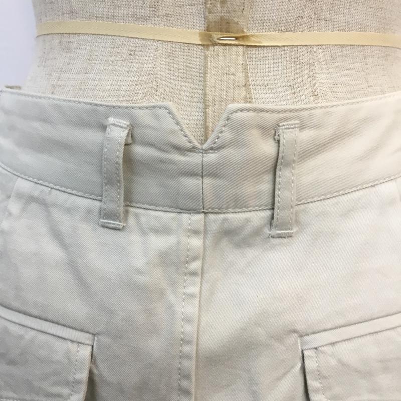 パーリッシィ PAR ICI パンツ ショートパンツ ひざ下 ガウチョ M 無地 アイボリー / アイボリー / レディース USED 古着 中古 10048492
