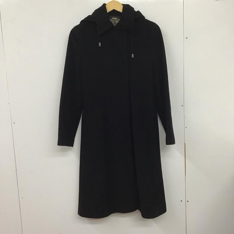 カルバン・クライン Calvin Klein コート コート一般 4 無地 黒 / ブラック / レディース USED 古着 中古 10137790