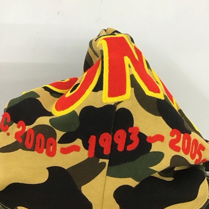 アベイシングエイプ A BATHING APE パーカー 長袖 長袖パーカー フード付きパーカー プリントスウェット トレーナー ジップカラー プルオーバー カモフラージュ柄・迷彩 マルチカラー / マルチカラー / メンズ USED 古着 中古 10107433