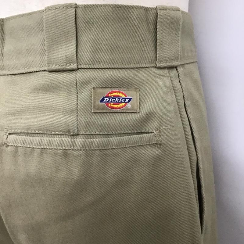 ディッキーズ Dickies パンツ ワークパンツ、ペインターパンツ ワークパンツ ワイドパンツ カジュアルパンツ 33インチ 無地 ベージュ / ベージュ /  メンズ USED 古着 中古 10122751