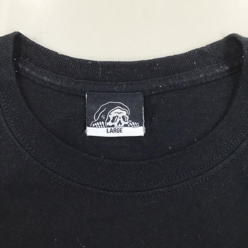 ラーキングクラス LURKING CLASS カットソー 長袖 長袖カットソー クルーネックカットソー ロングスリーブカットソー プリントTシャツ L ロゴ、文字 黒 / ブラック /  メンズ USED 古着 中古 10113198