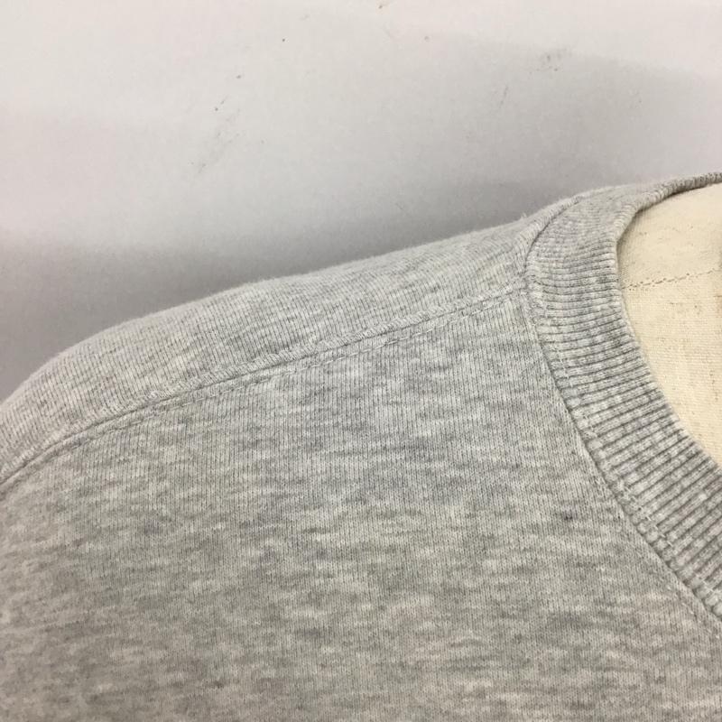 ステューシー STUSSY トレーナー 長袖 長袖トレーナー プリントスウェット クルーネック L ロゴ、文字 灰 / グレー / メンズ USED 古着 中古 10115928