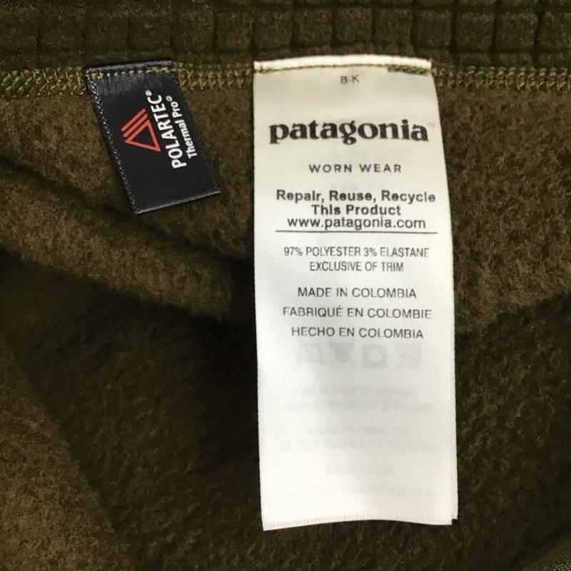 パタゴニア patagonia ジャケット、上着 ジャケット、ブレザー 25139fa18 フリースジャケット 長袖ジップアップジャケット S ロゴ、文字 カーキ / カーキ / メンズ USED 古着 中古 10121456