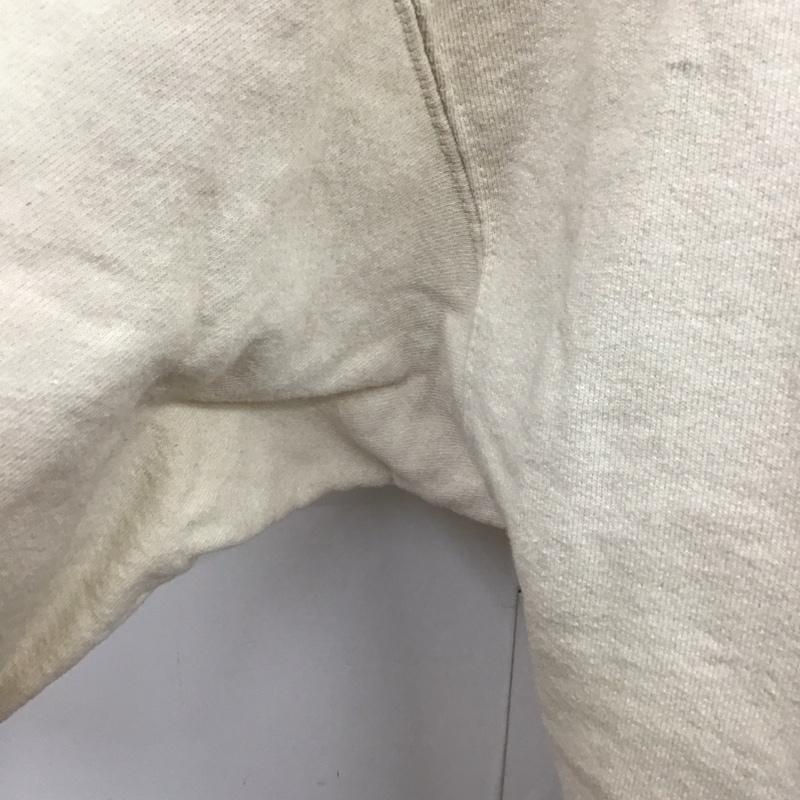 古着 USED トレーナー 長袖 長袖トレーナー スウェット クルーネック リブスウェットカットソー L ロゴ、文字 ベージュ / ベージュ /  メンズ USED 古着 中古 10116649