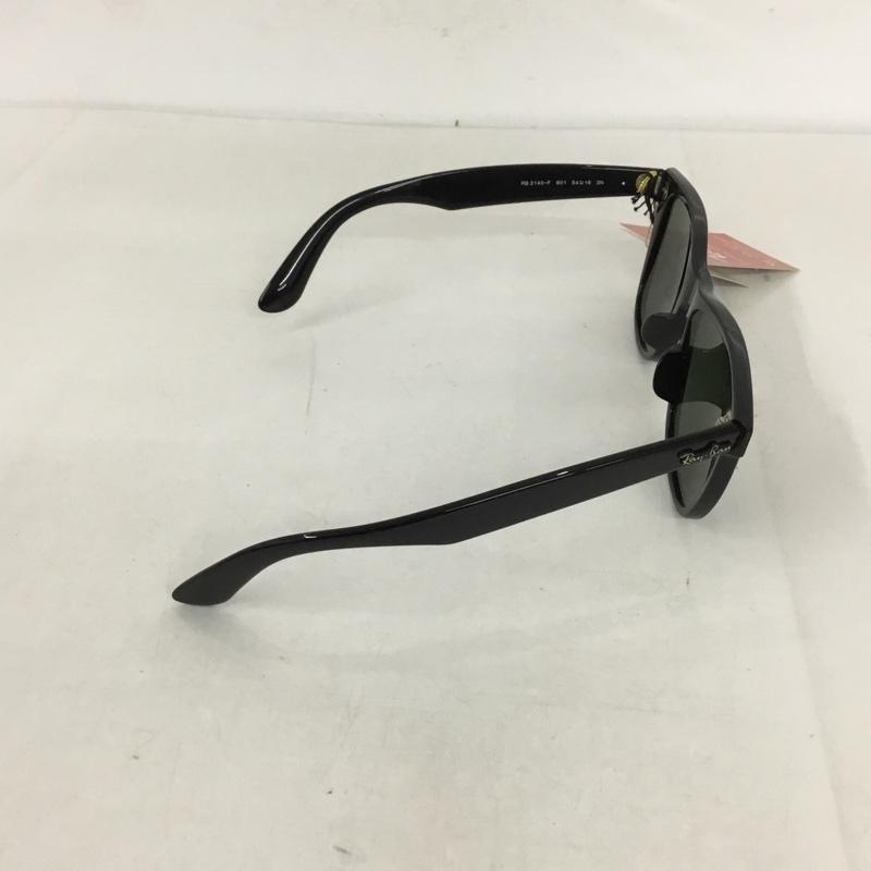レイバン Ray-Ban めがね・サングラス サングラス RB2140-F WAYFARER カラーレンズ ロゴ、文字 黒 / ブラック / メンズ USED 古着 中古 10129399