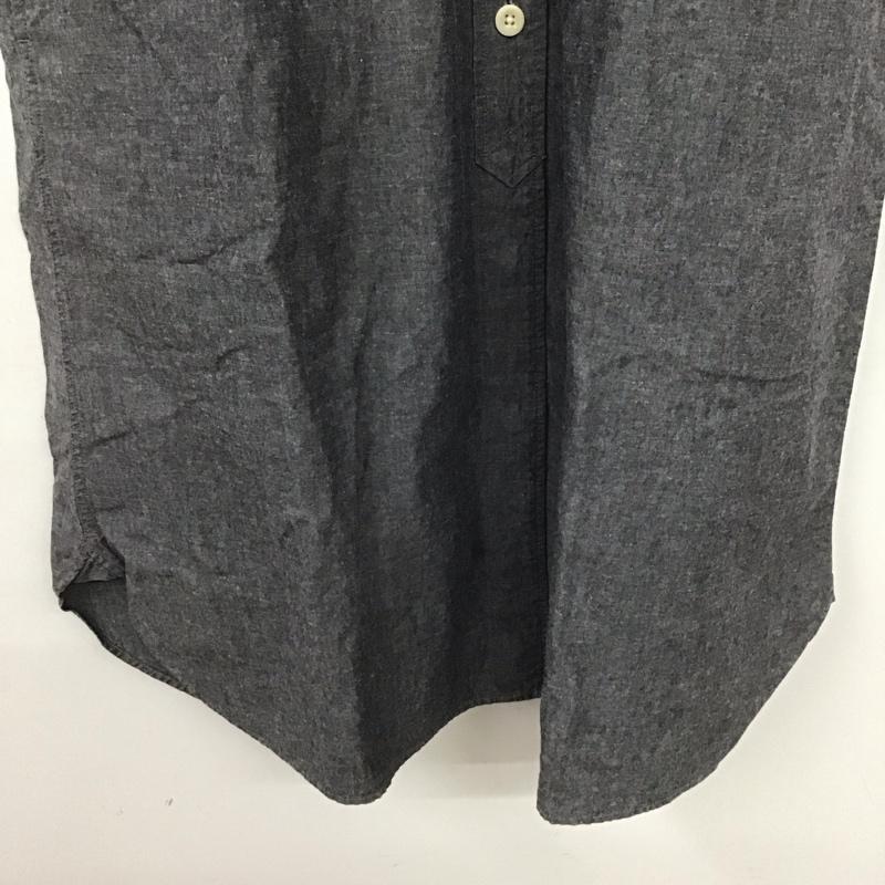 エムエイチエル MHL. ワンピース ロングスカート 半袖シャツワンピース ロングワンピース 前開シャツワンピース 1 無地 灰 / グレー / レディース USED 古着 中古 10135254