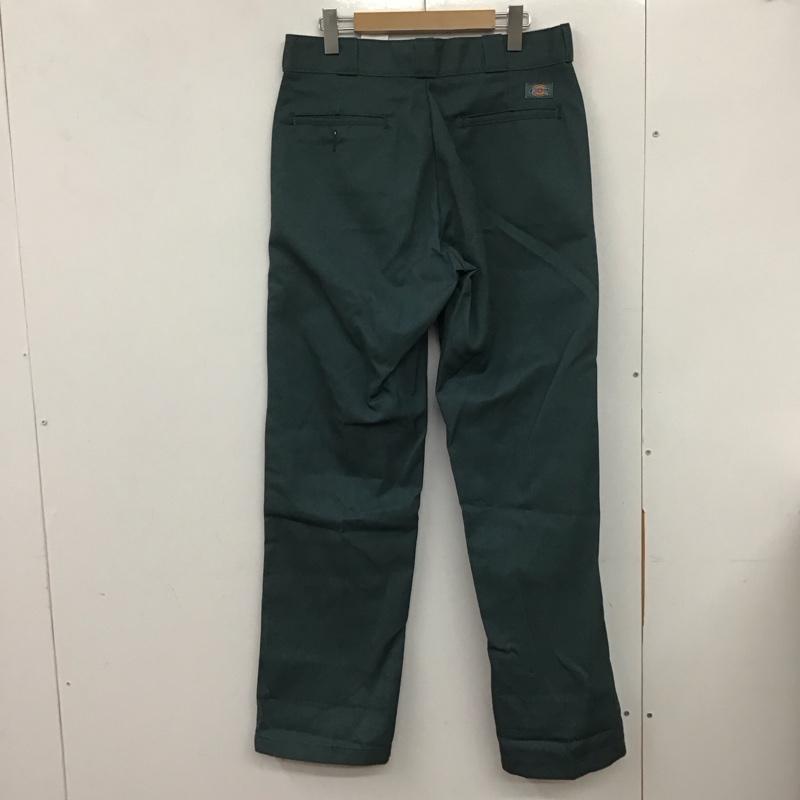 ディッキーズ Dickies パンツ ワークパンツ、ペインターパンツ ワークパンツ ワイドパンツ カジュアルパンツ 32インチ 無地 緑 / グリーン / メンズ USED 古着 中古 10132098