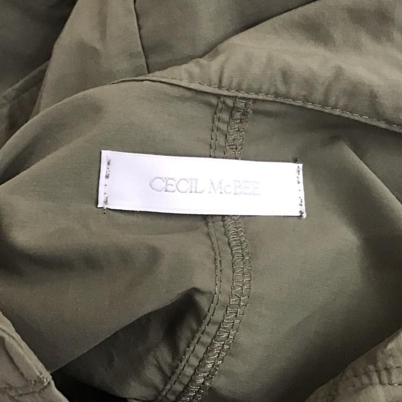 セシルマクビー CECIL McBEE ジャケット、上着 ジャンパー、ブルゾン ジップアップジャケット ジャンパー ジャケット カジュアルジャケット フード付き M 無地 カーキ / カーキ / レディース USED 古着 中古 10118591