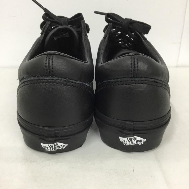 バンズ VANS スニーカー スニーカー 508357 レザー ローカット 28cm 28.0cm ロゴ、文字 黒 / ブラック / メンズ USED 古着 中古 10130186