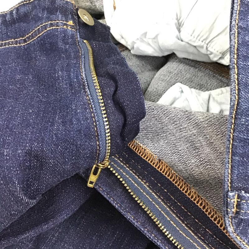 グリップスワニー GRIP SWANY パンツ デニム、ジーンズ デニムパンツ ワイドパンツ カジュアルパンツ XL 無地 インディゴ / インディゴ / メンズ USED 古着 中古 10130034