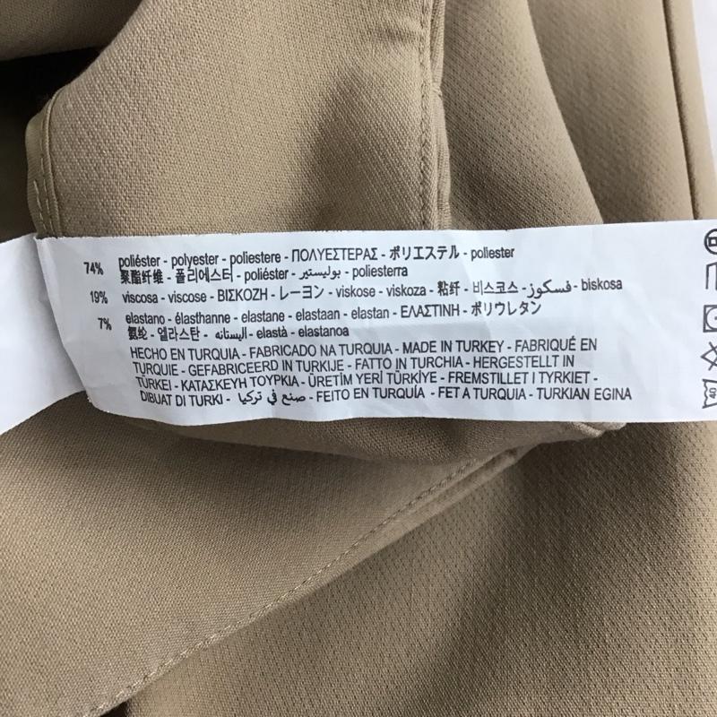 ザラ ZARA パンツ スラックス L 無地 ベージュ / ベージュ / レディース USED 古着 中古 10144988
