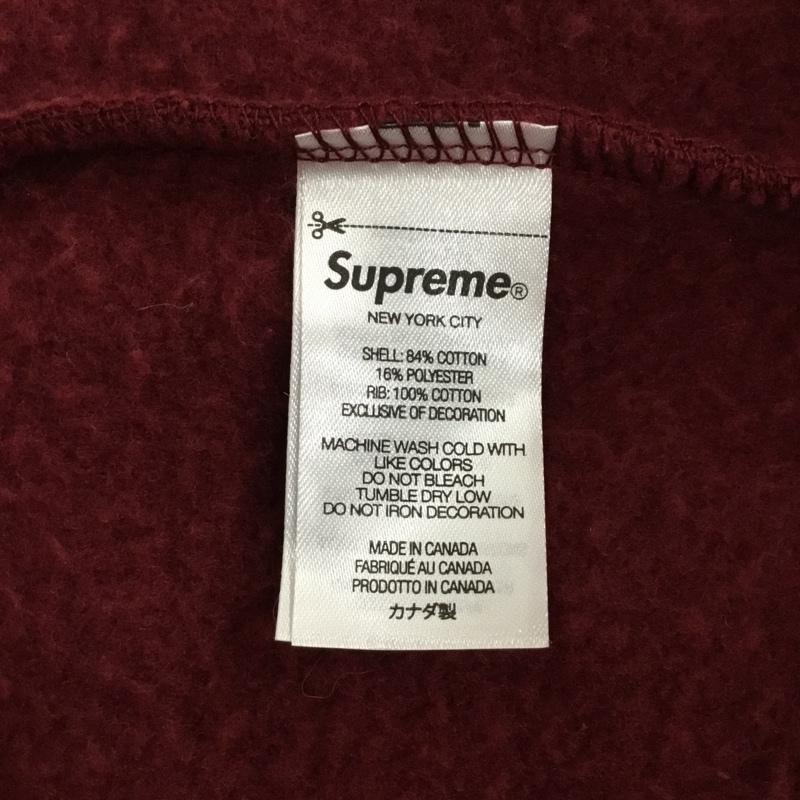 シュプリーム Supreme トレーナー 長袖 22FW BoxLogoCrewneckCardinal 長袖トレーナー XL ロゴ、文字 えんじ / ワインレッド /  メンズ USED 古着 中古 10120648