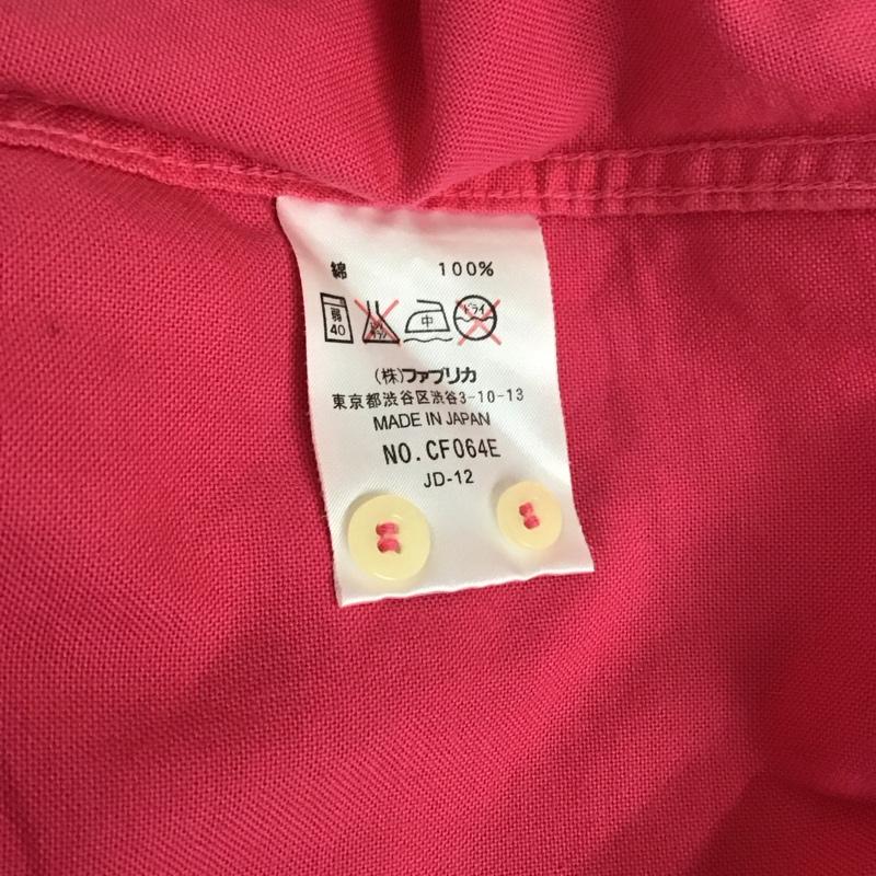 ラコステ LACOSTE シャツ、ブラウス 半袖 CF064E ポロシャツ ボタンダウン 40 ワンポイント マゼンタ / マゼンタ / レディース USED 古着 中古 10114635