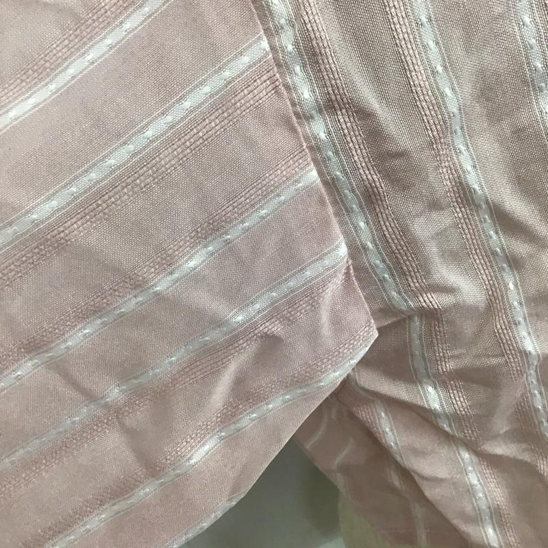 アルシーヴ archives シャツ、ブラウス 長袖 長袖シャツ ストライプシャツ カラーシャツ ショート丈シャツ M ストライプ 桃 / ピンク / レディース USED 古着 中古 10125264