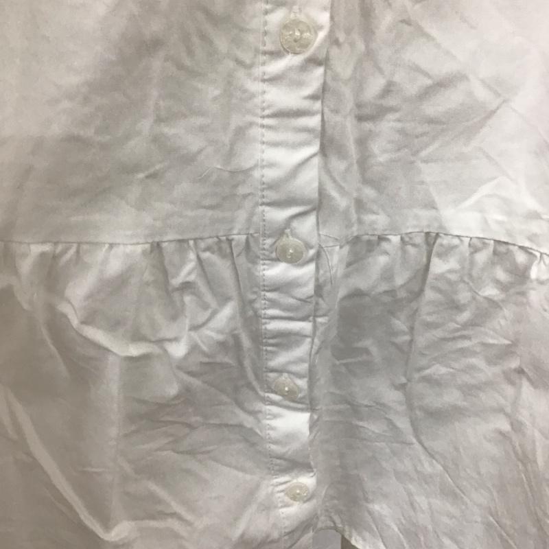 ザラ ZARA シャツ、ブラウス 半袖 S 無地 白 / ホワイト / レディース USED 古着 中古 10111603