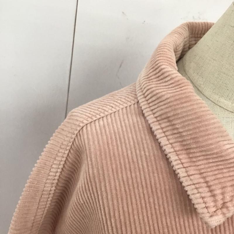 ザラ ZARA ジャケット、上着 ジャケット、ブレザー 8372 721 620 コーデュロイジャケット L 無地 桃 / ピンク / レディース USED 古着 中古 10120351