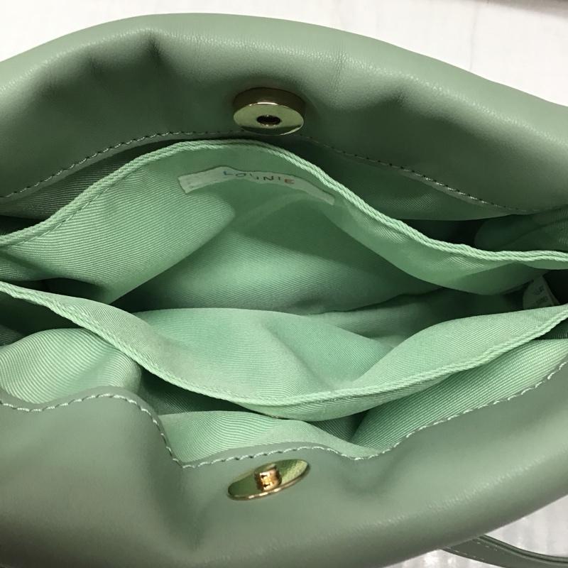 ルーニィ LOUNIE ショルダーバッグ ショルダーバッグ ハンドバッグ 2WAY ロゴ、文字 薄緑 / ライトグリーン / レディース USED 古着 中古 10114293