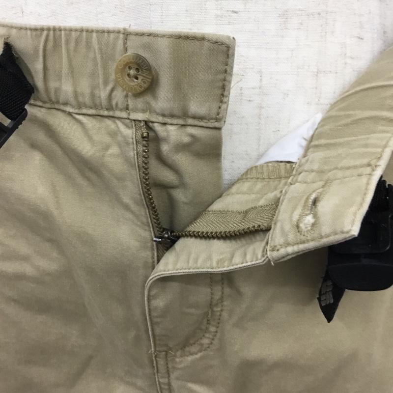 コロンビア Columbia ボトムス ボトムス 112 PM8705 カッシュマンパンツ アウトドア S ロゴ、文字 ベージュ / ベージュ / メンズ USED 古着 中古 10119855