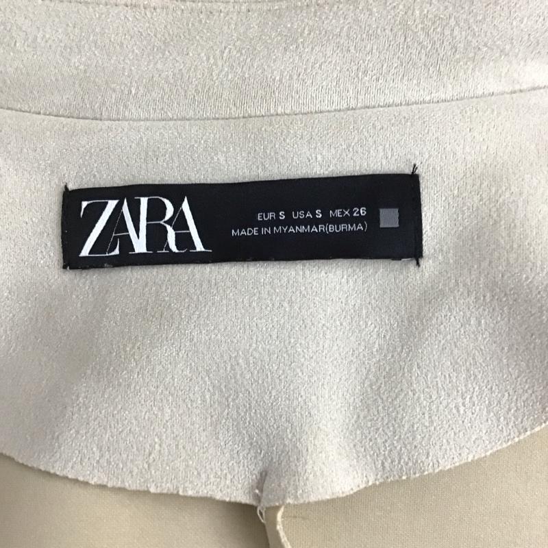ザラ ZARA ベスト ベスト 8073 040 712 フェイクスウェード S 無地 ベージュ / ベージュ / レディース USED 古着 中古 10109453