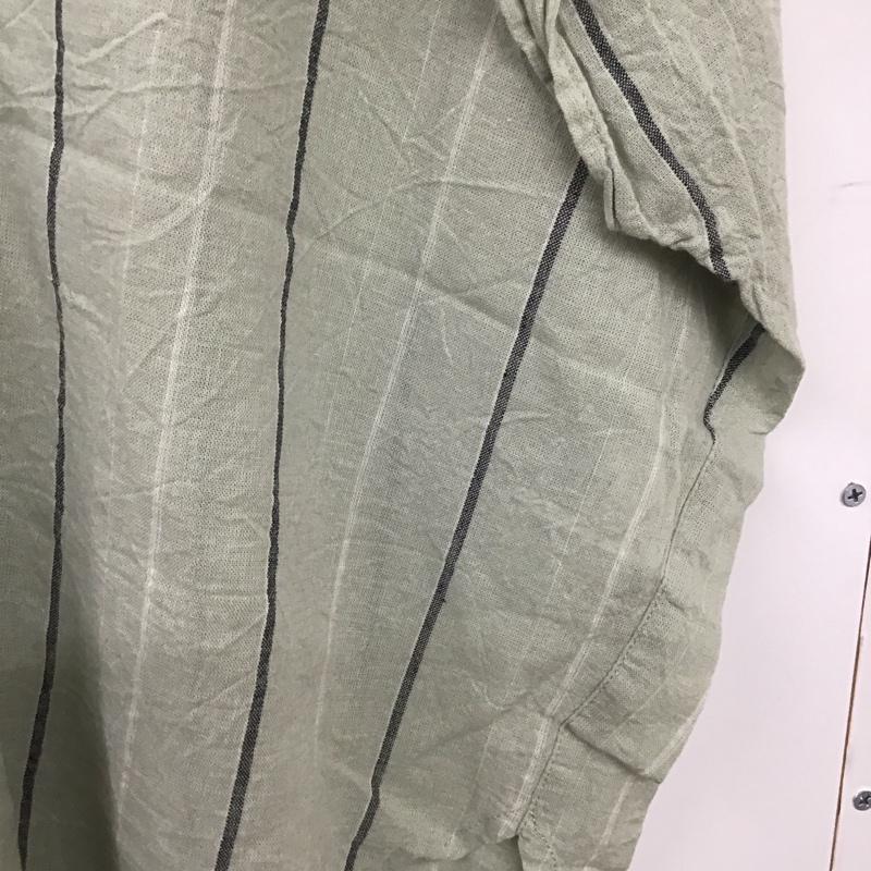 サマンサモスモスブルー Samansa Mos2 blue カットソー 半袖 FREE ストライプ マルチカラー / マルチカラー / レディース USED 古着 中古 10133788