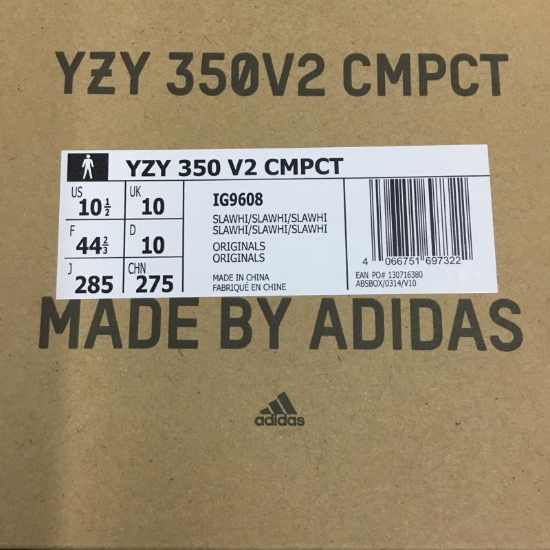 アディダス adidas スニーカー スニーカー IG9608 YEEZY 350 V2 CMPCT 28.5cm 箱有 28.5cm 無地 白 / ホワイト / X 黒 / ブラック / メンズ USED 古着 中古 10122227